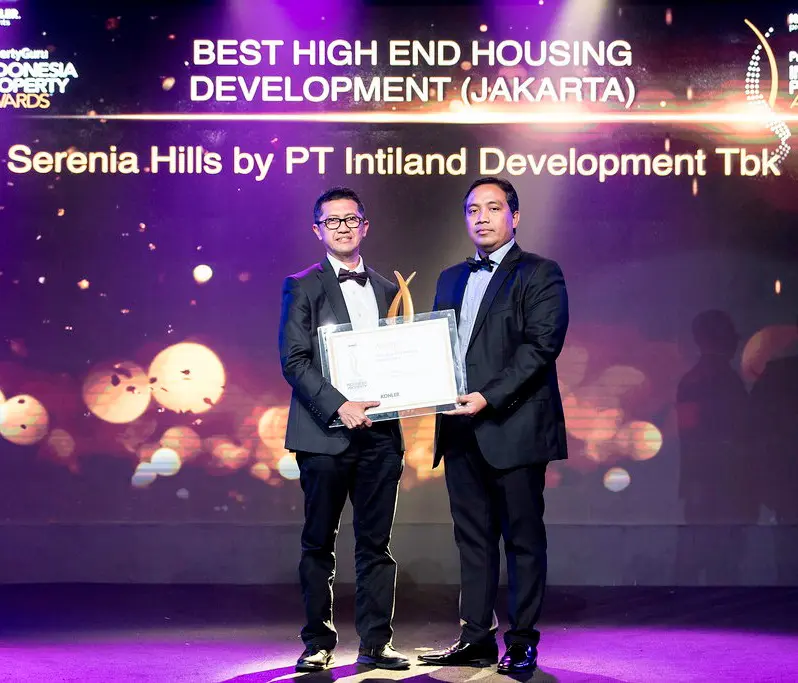 Penghargaan Best High End Housing Development Jakarta untuk Serenia Hills by Intiland, Indonesia Property Awards 2018
